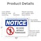 Signmission No Entry Without Permission OSHA Notice Sign, Aluminum, 10in W x 7in L, 2PK OS-2PACK-NS-A-710-L-16095 - alternate 7